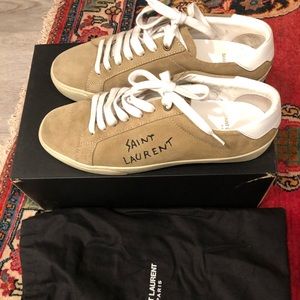 Saint Laurent Suede Sneakers
